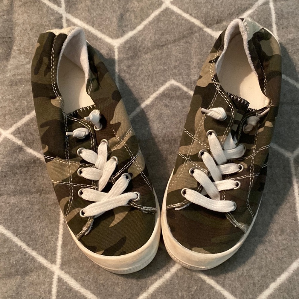 Camo sneakers